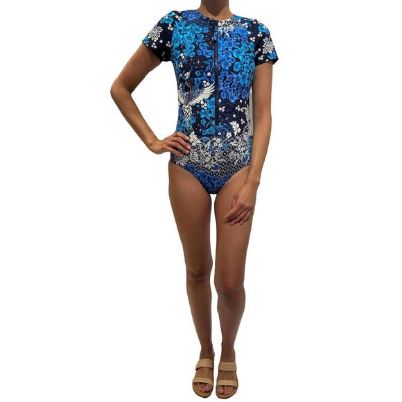 NEW JOHNNY WAS neoprene one piece in multi - Picture 1 of 1